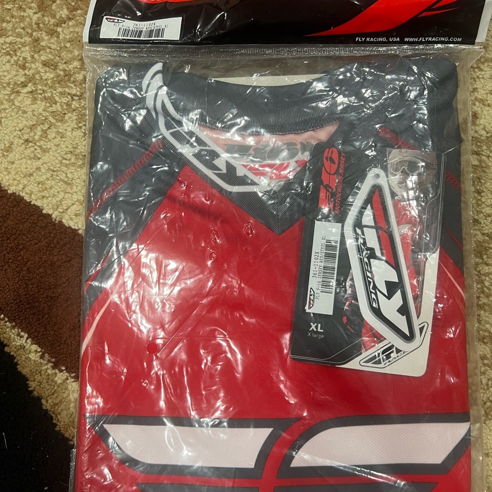 Fox Red and Black Men's Jersey